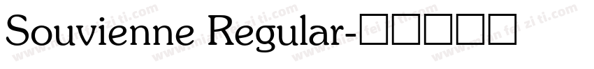 Souvienne Regular字体转换